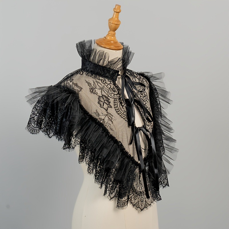 Gothic Style Lace Tulle False  - Costumes recension och pris