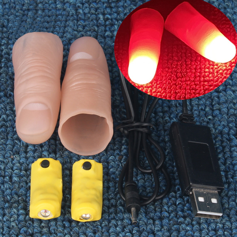 Professional Light-Pair Set (R - Thumb Tip Magic Trick Set recension och pris