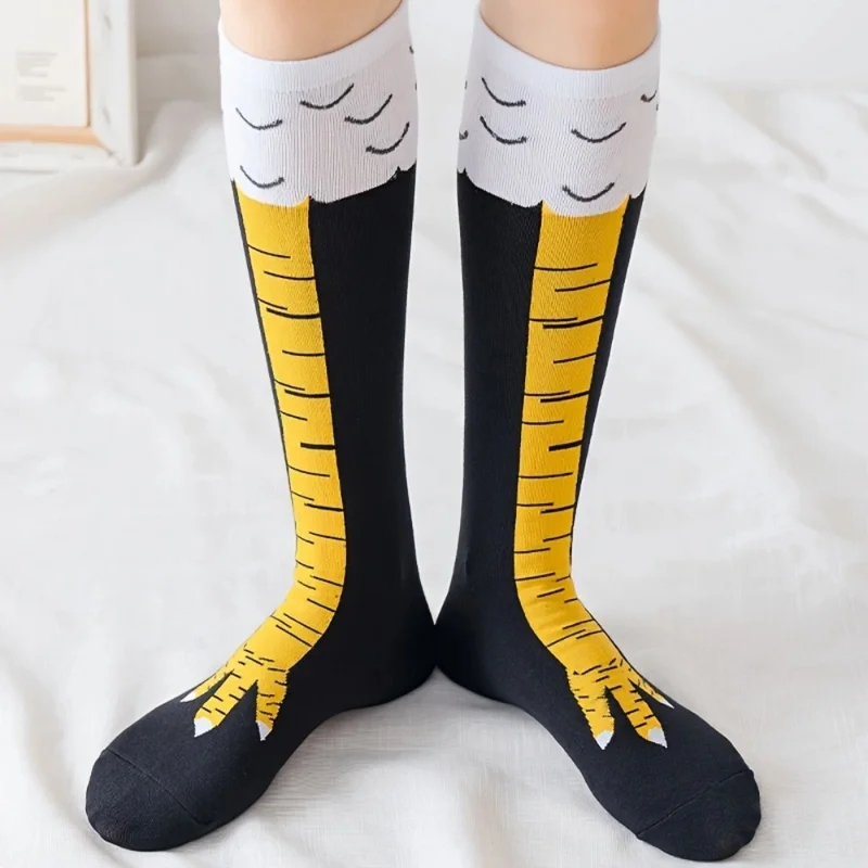 1/2pairs Chicken Paws Feet Lon - Funny Chicken Leg Socks recension och pris