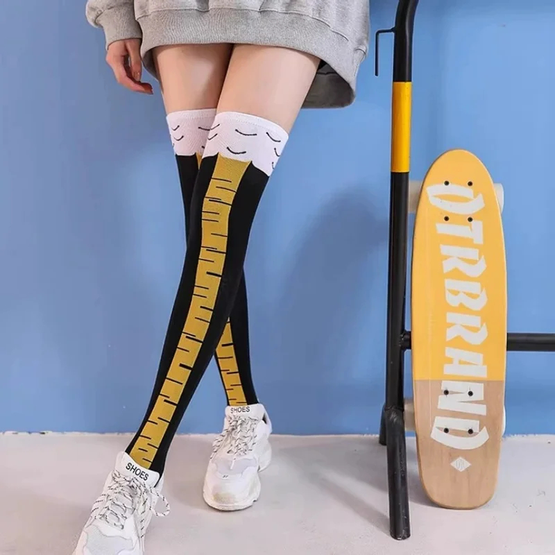 1/2pairs Chicken Paws Feet Lon - Funny Chicken Leg Socks recension och pris