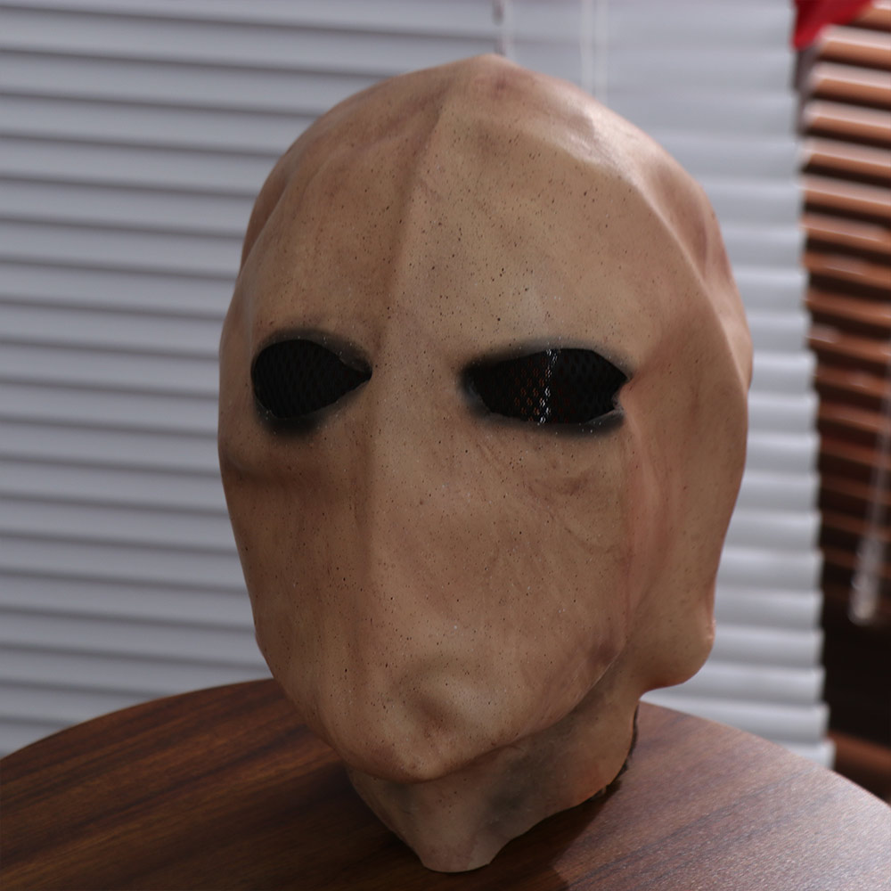 Faceless Man Halloween Slender - Latex Alien Mask Realistic recension och pris