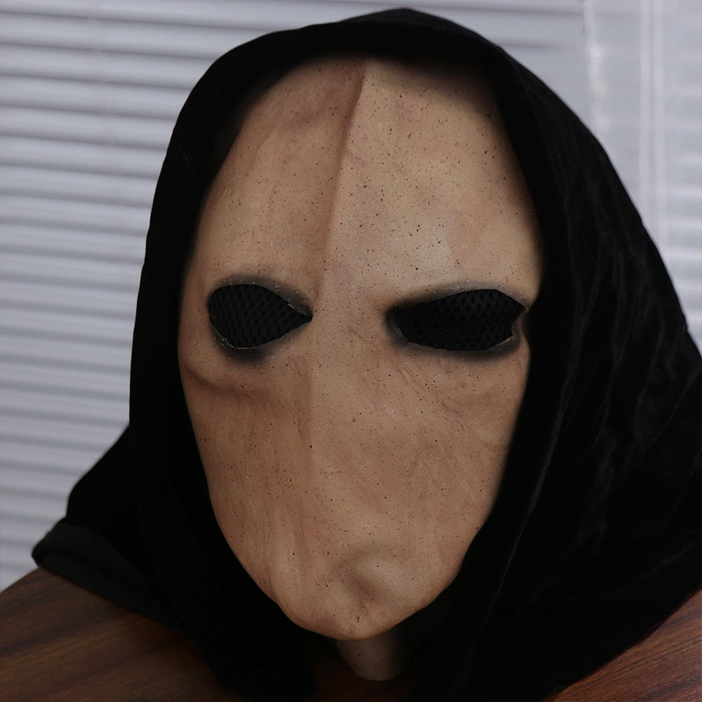 Faceless Man Halloween Slender - Latex Alien Mask Realistic recension och pris