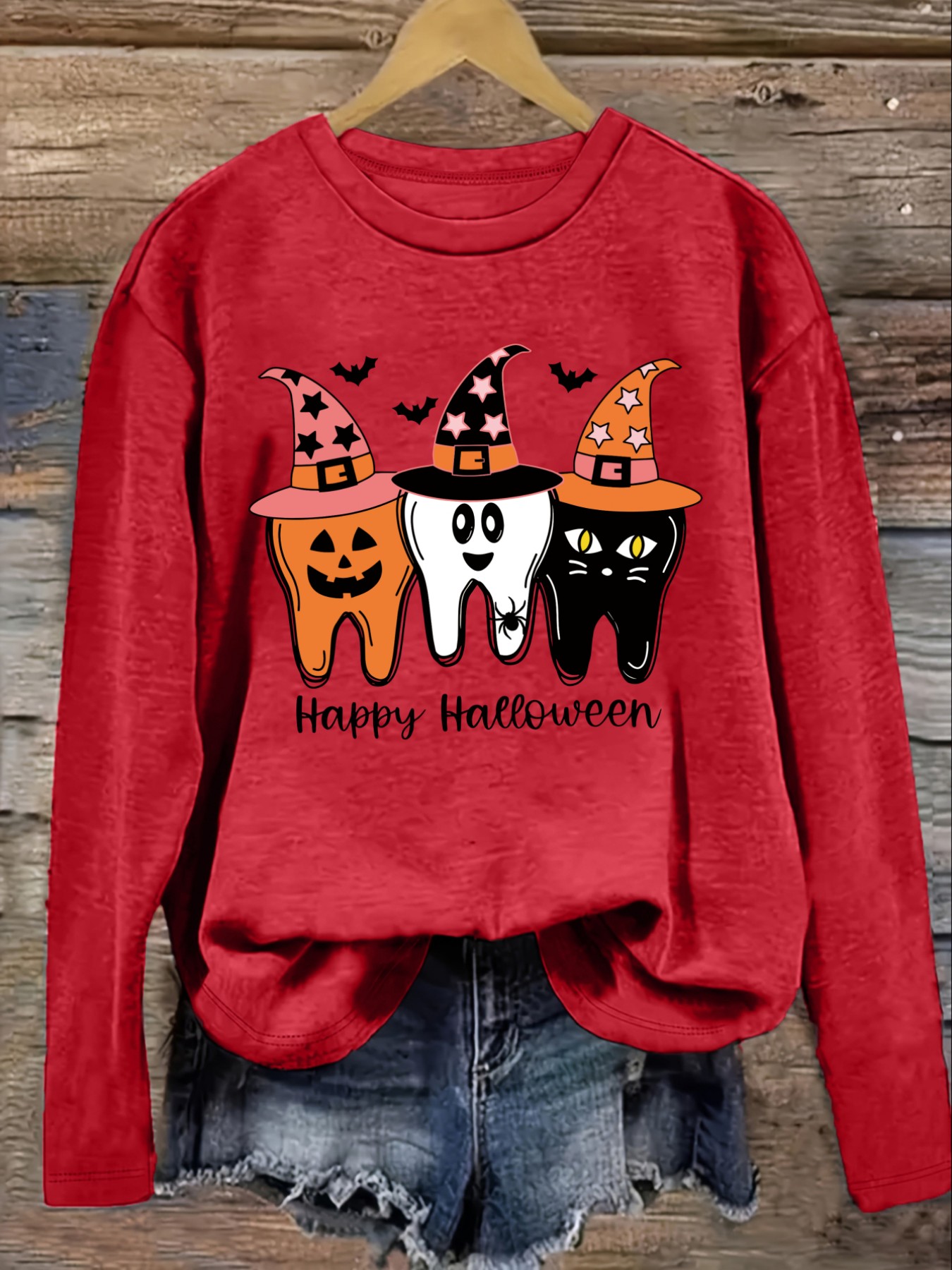 Women's Casual Long Sleeve Cre - Costumes recension och pris
