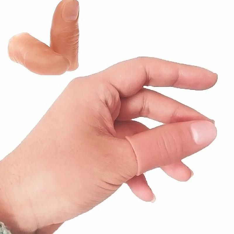 5Pcs/Set Fakes Soft Thumb Tip  - Thumb Tip Magic Trick Set recension och pris