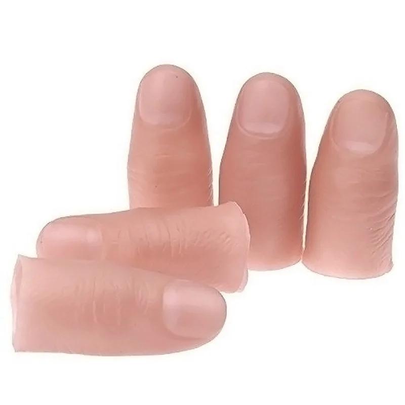 5Pcs/Set Fakes Soft Thumb Tip  - Thumb Tip Magic Trick Set recension och pris