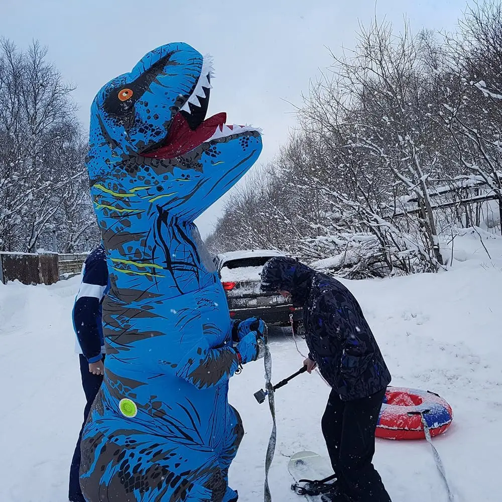 Tyrannosaurus Inflatable Dinos - Inflatable Dinosaur Costume Adult recension och pris
