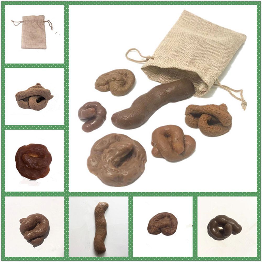 6Pcs Joke Tricky  Gadget Squis - Fake Poop Gag Gift recension och pris