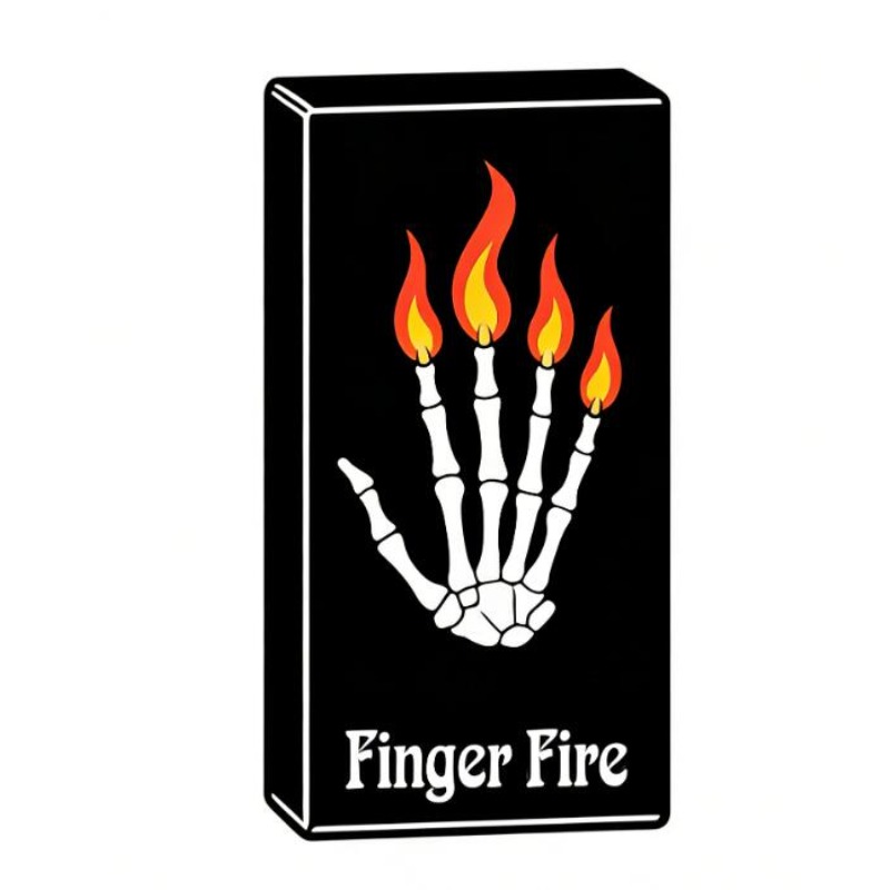 4Pcs/set Finger Fire Magic Tri - Thumb Tip Magic Trick Set recension och pris