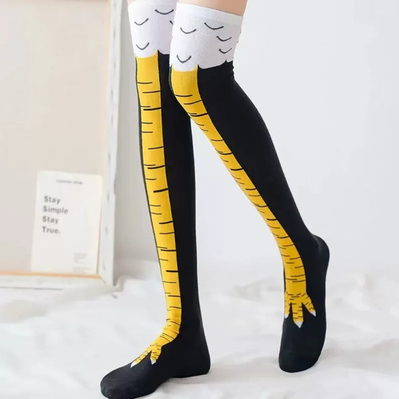 Chicken Paws Feet Long Socks W - Funny Chicken Leg Socks recension och pris