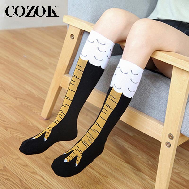 High Quality Womens Crazy Funn - Funny Chicken Leg Socks recension och pris