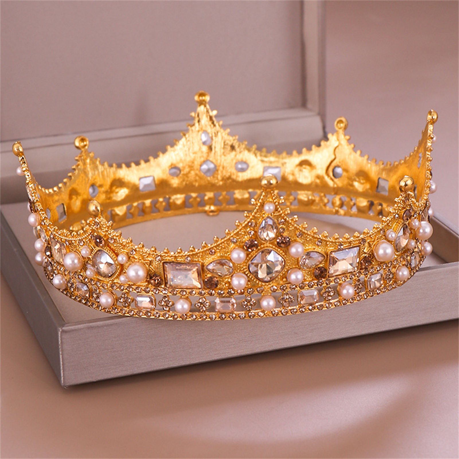 Bridal Crown Rhinestone Tiara  - Party Supplies recension och pris