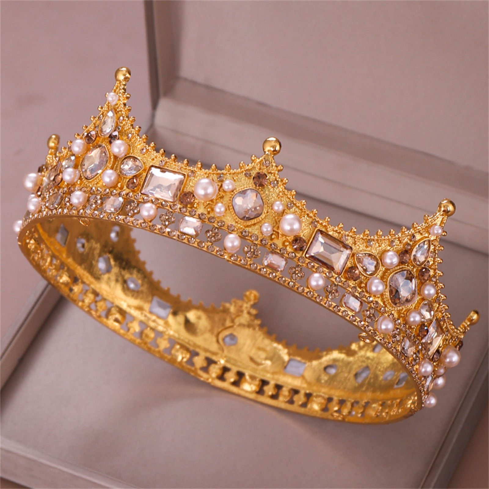 Bridal Crown Rhinestone Tiara  - Party Supplies recension och pris